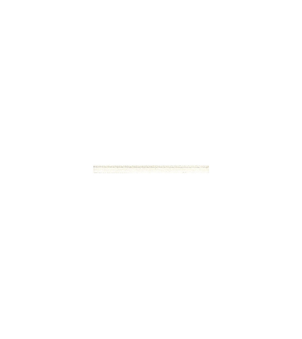 100-m-Spule Comet-Band 3 mm Ecru und Weiß