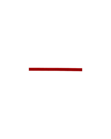 100m reel of 3mm black and red comet ribbon