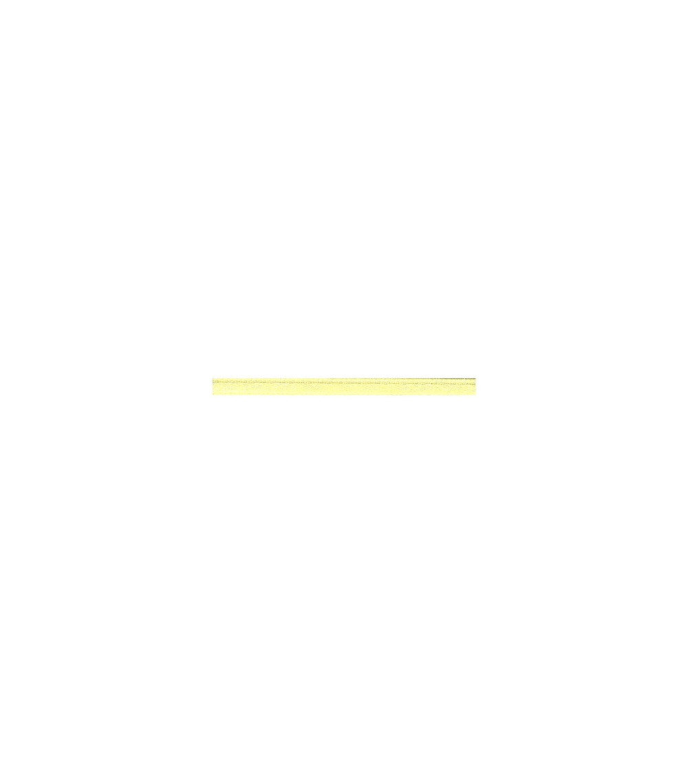 100m spool Comet ribbon 3 mm Straw yellow