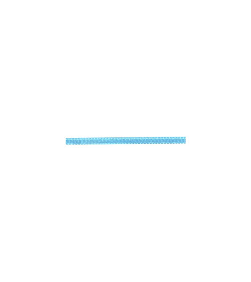 100m reel Comet ribbon 3 mm Water blue