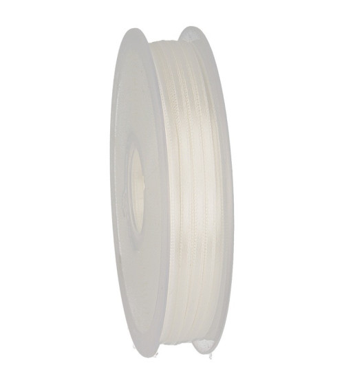 100m reel Comet ribbon 3 mm White