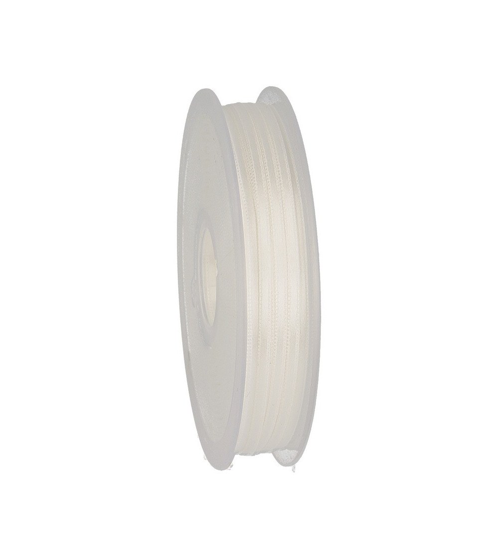 100m reel Comet ribbon 3 mm White