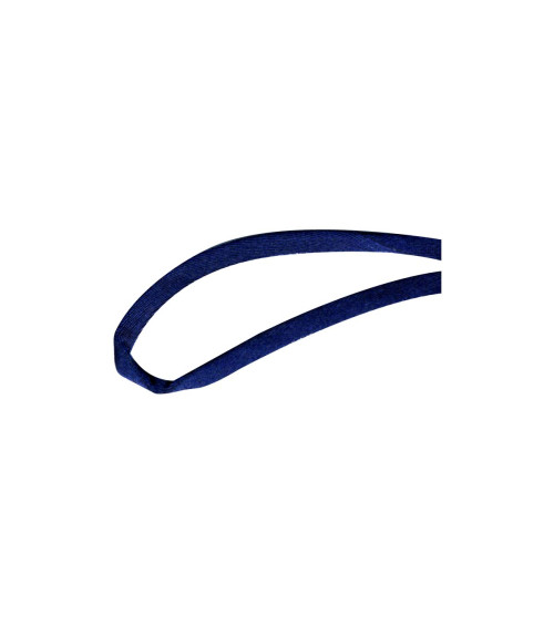 25m reel tubular satin 5 mm Navy Blue