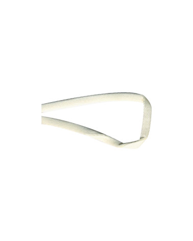 Spool 25m tubular satin 5 mm Ecru