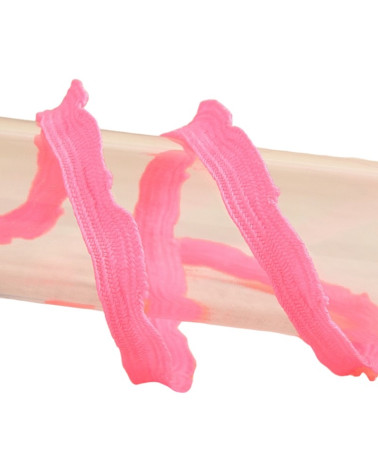 25m spool of 10mm scalloped braid Neon Pink