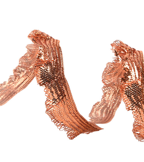 25m reel scalloped braid 11mm Rust