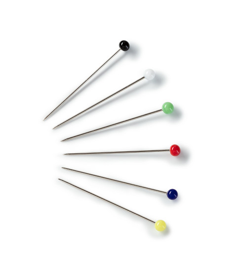 Prym Glass head pins 0.60 x 30 mm assorted colors