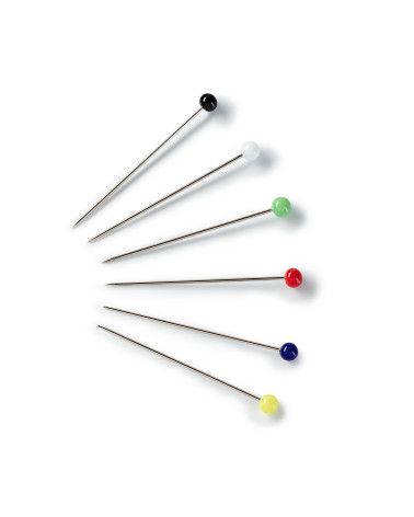 Prym Glass Head Pins 0.60 x 30 mm Assorted Colours