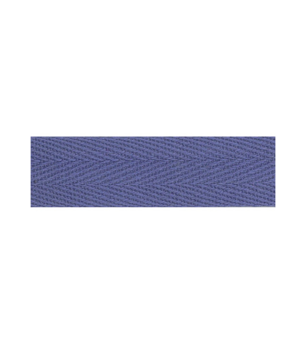 Bobina 50m Sarga de algodón Azul lavanda