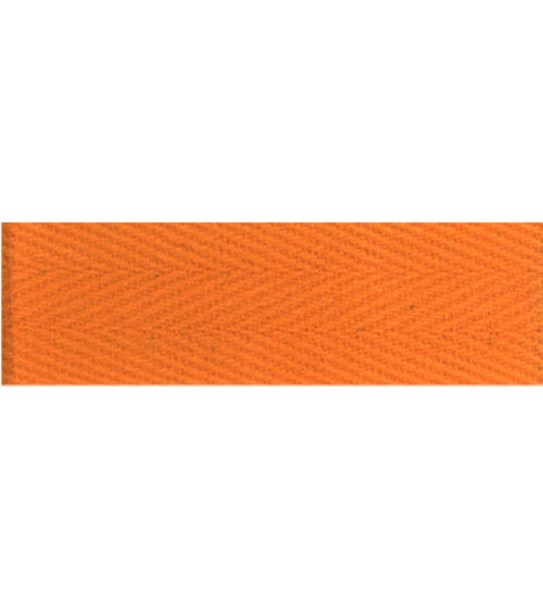 Bobine 50m Serge coton Orange soleil