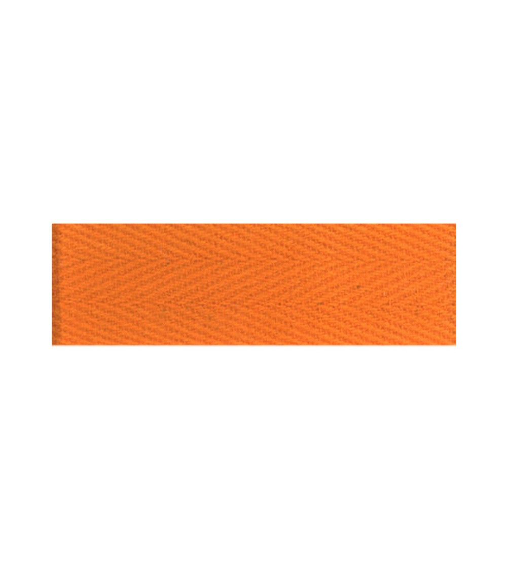 Bobine 50m Serge coton Orange soleil