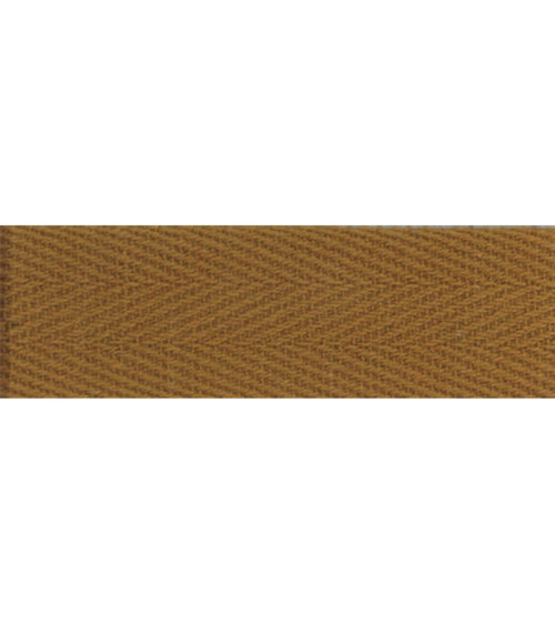 50m reel of Copper-coloured cotton serge
