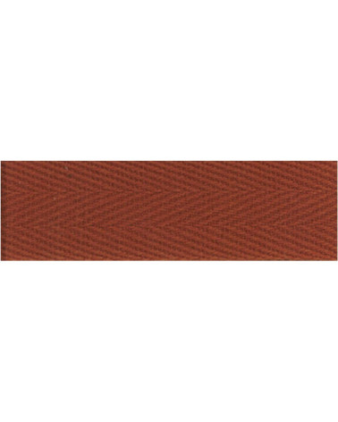 50m spool of rust cotton serge
