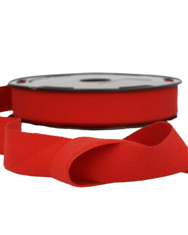 50m spool Cotton serge Pale red