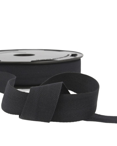 Bobine 50m Serge coton Noir