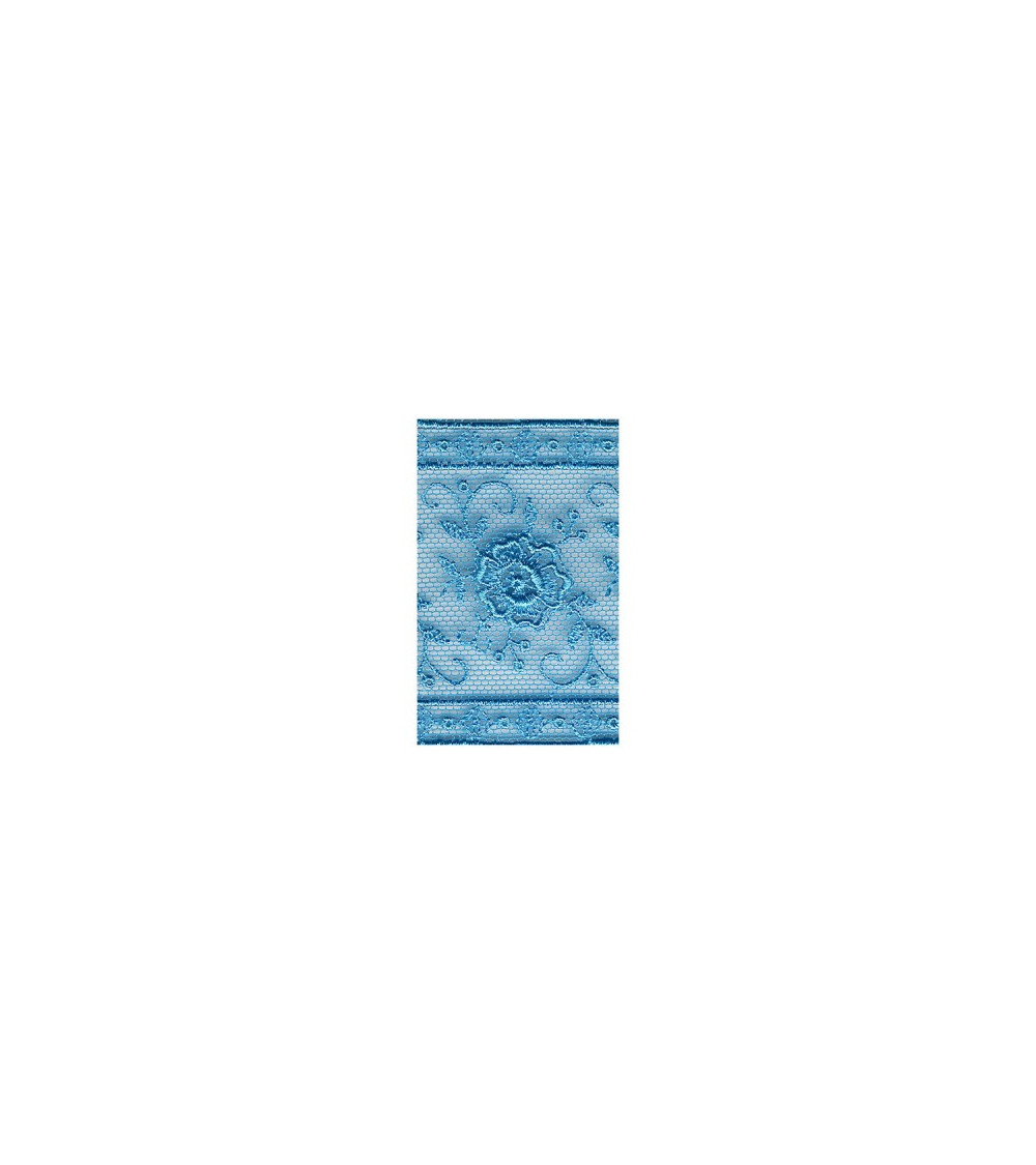 14m spool of polyester inter-connection 50mm Blue