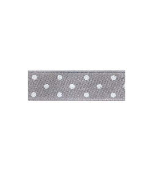 Diskette 25m double-sided tape with light gray polka dots