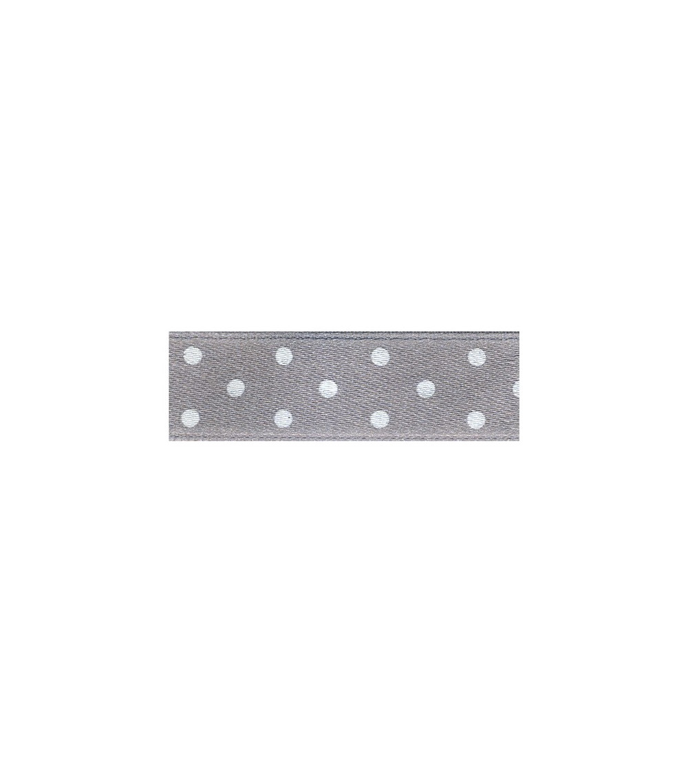 Diskette 25m double-sided tape with light gray polka dots