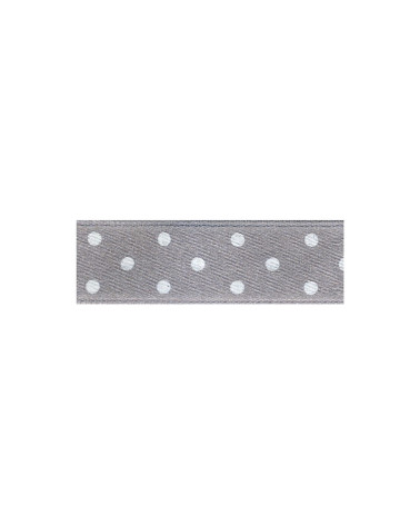 Diskette 25m double-sided tape with light gray polka dots