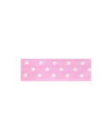 Disquette 25m ruban double face à pois rose clair 15mm
