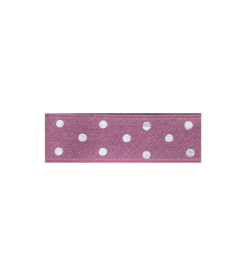 Floppy disk 25m double-sided ribbon with old pink polka dots