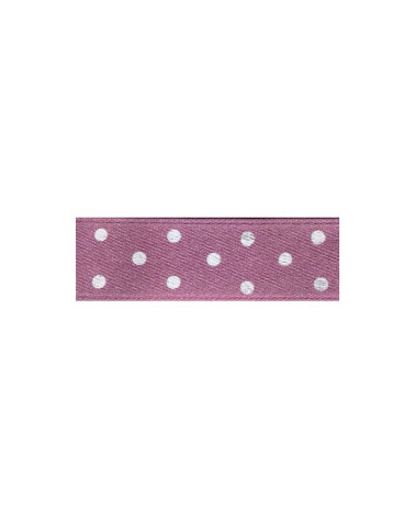 Floppy disk 25mt nastro bifacciale a pois rosa antico