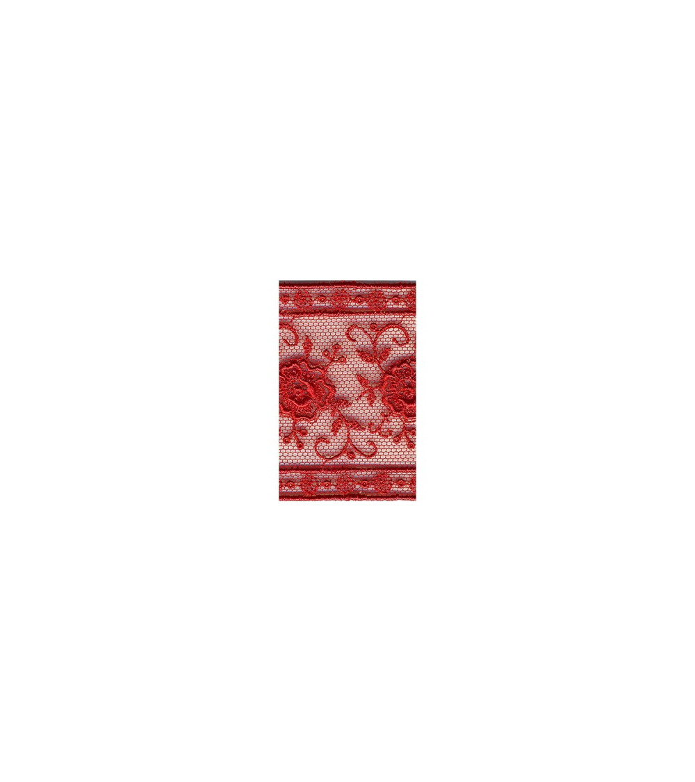 14m spool of polyester inter-connection 50mm Red