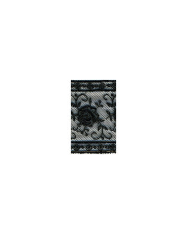 14-m-Rolle Polyester-Abstandshalter 50 mm Schwarz