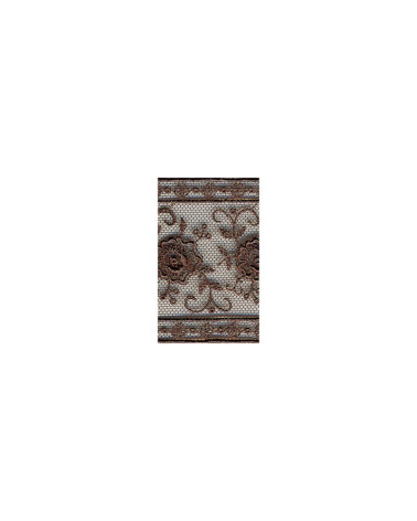 Bobine 14m entre-deux polyester 50mm Marron