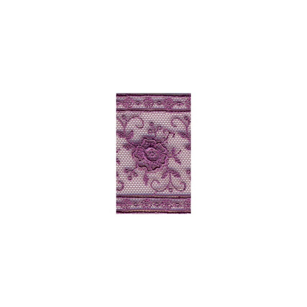 Bobine 14m entre-deux polyester 50mm Violet