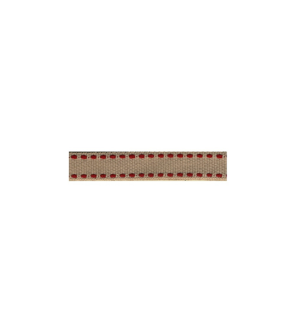25 m Rolle Polyestergeflecht Dash dunkelbeige