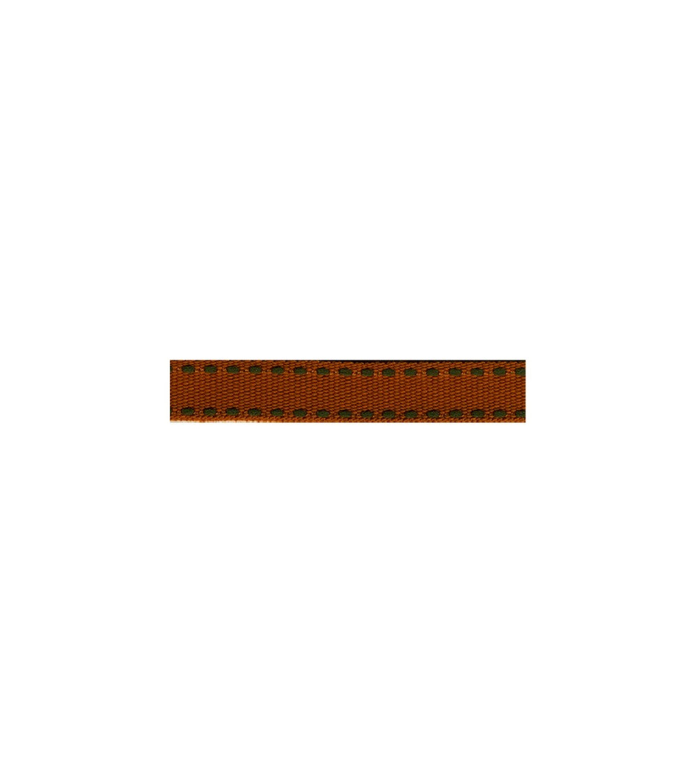 Bobine 25m galon polyester Tiret marron