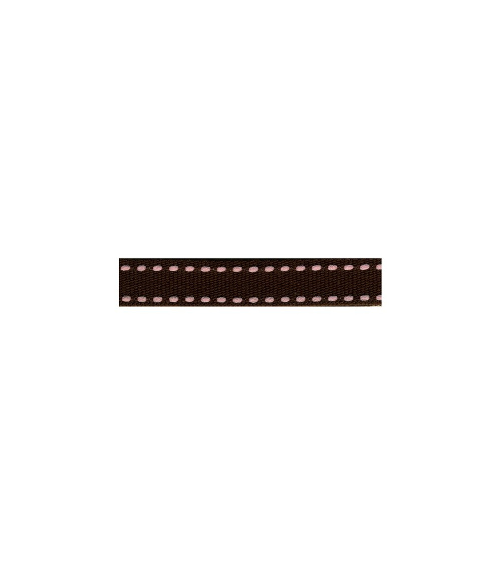 25m spool of black and brown Dasht polyester braid