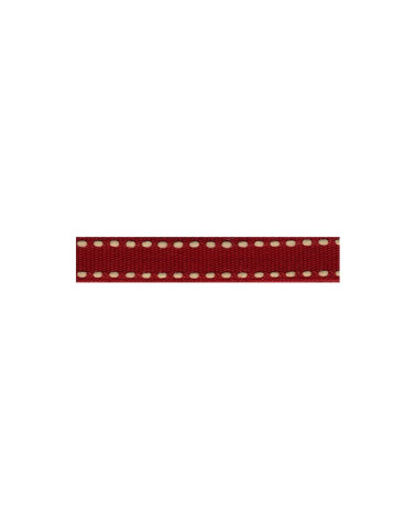 25m reel of polyester braid Burgundy dash