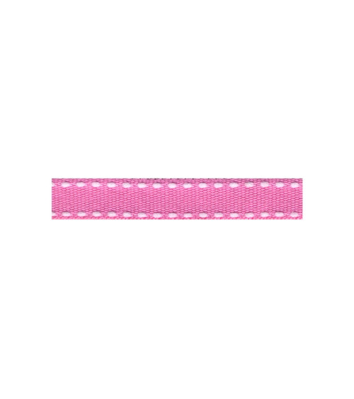 Bobine 25m galon polyester Tiret rose