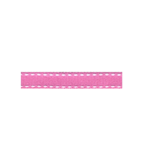 Bobine 25m galon polyester Tiret rose