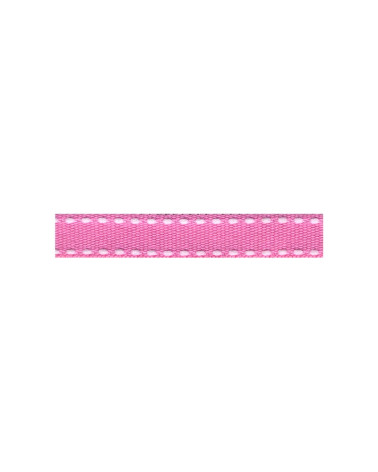 Bobine 25m galon polyester Tiret rose