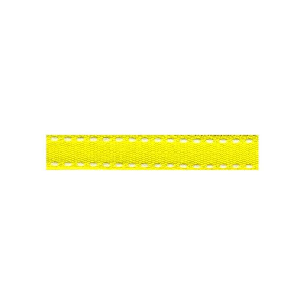 Bobine 25m galon polyester Tiret jaune