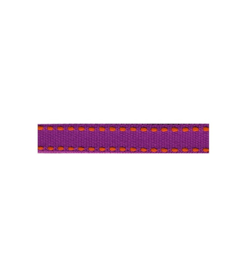 25m reel of polyester braid Purple dash