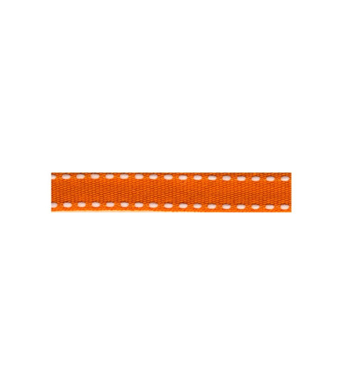 25m reel of polyester braid Orange dash