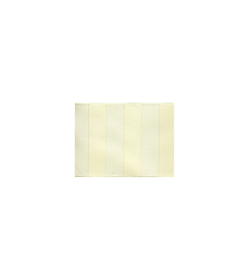 25m floppy disk non-brassed ribbon with Ecru stripes