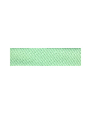 Disquette 20m biais replié coton et polyester Vert