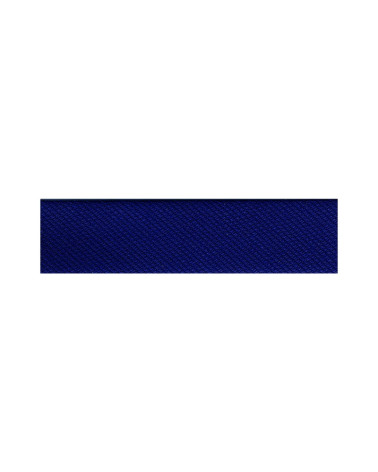 Disquette 20m biais replié coton et polyester Marine