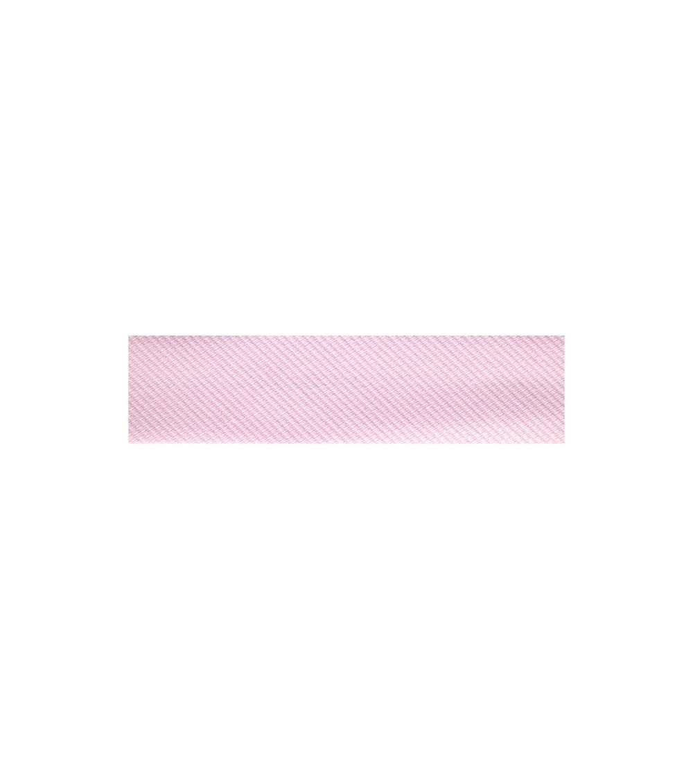 Disquette 20m biais replié coton et polyester Rose