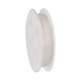 Disquette 50m ruban satin double face polyester 1.5mm blanc