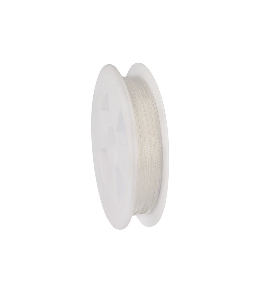 Floppy disk 50m double-sided satin ribbon polyester 1.5mm white