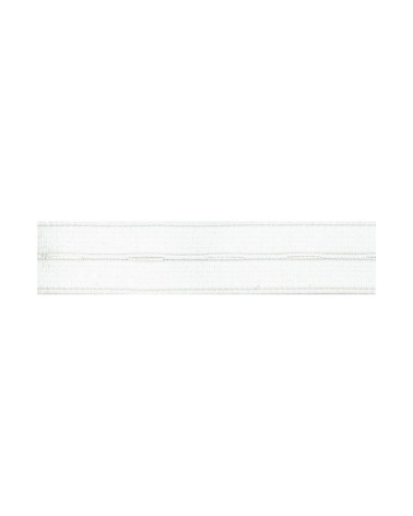 Spool 25m Nylon buttonhole elastic 19mm white