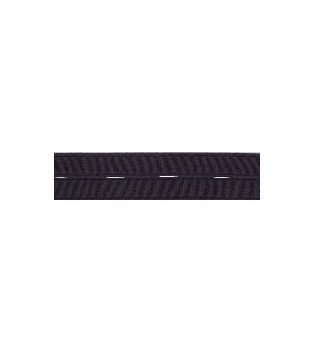 Bobina da 25 m di elastico per asole in nylon da 19 mm blu navy