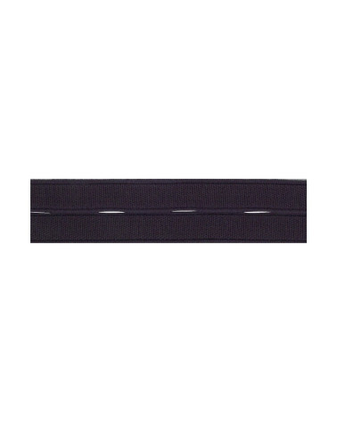 Bobina da 25 m di elastico per asole in nylon da 19 mm blu navy