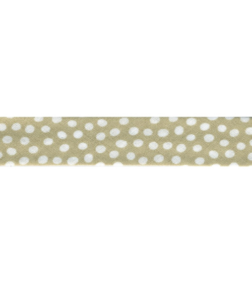 Floppy disk 25m bias folded polka dots Beige